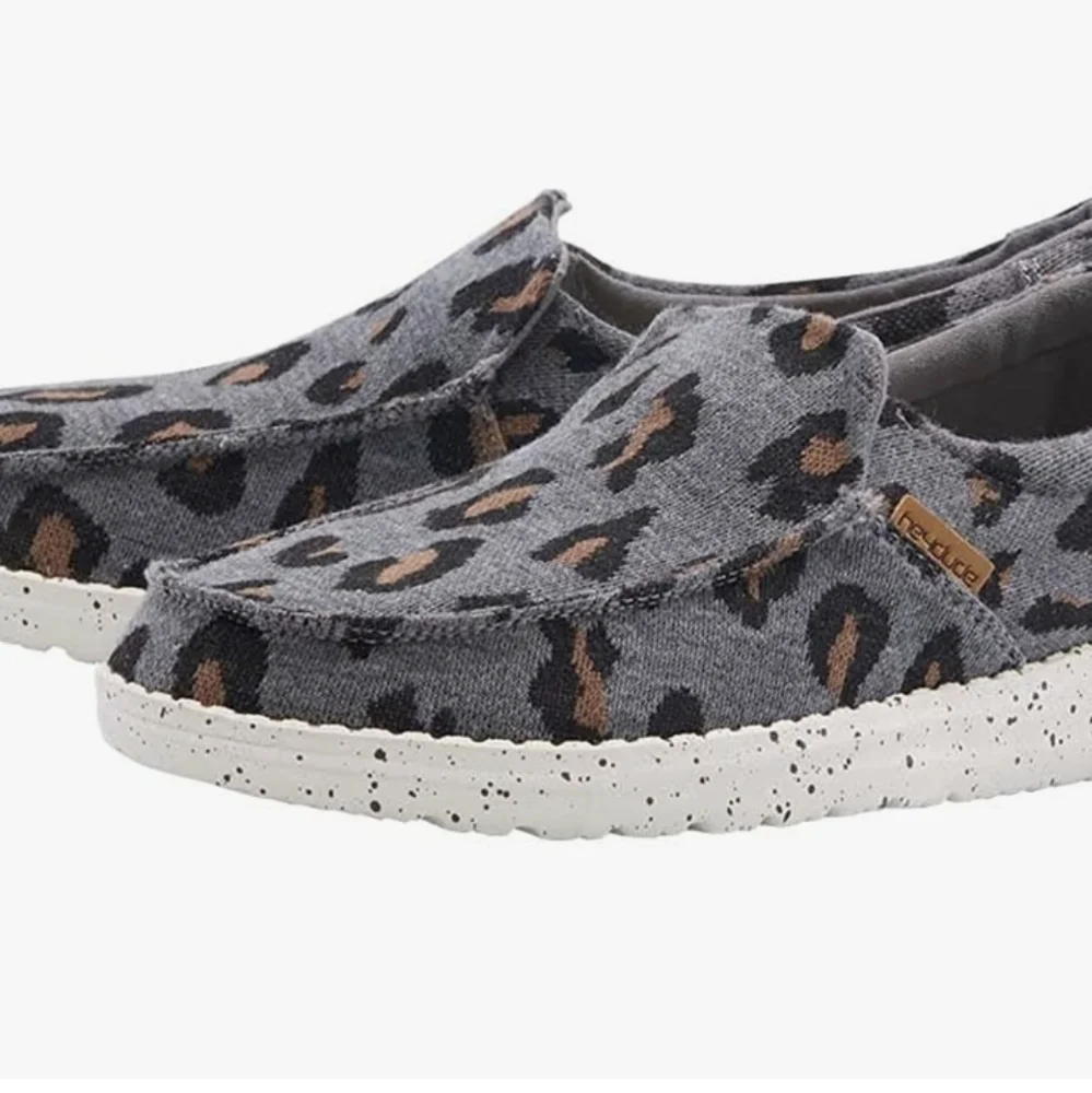 HEY DUDE WOMEN'S MISTY CHARCOAL CHEETAH - Picture 6 of 6